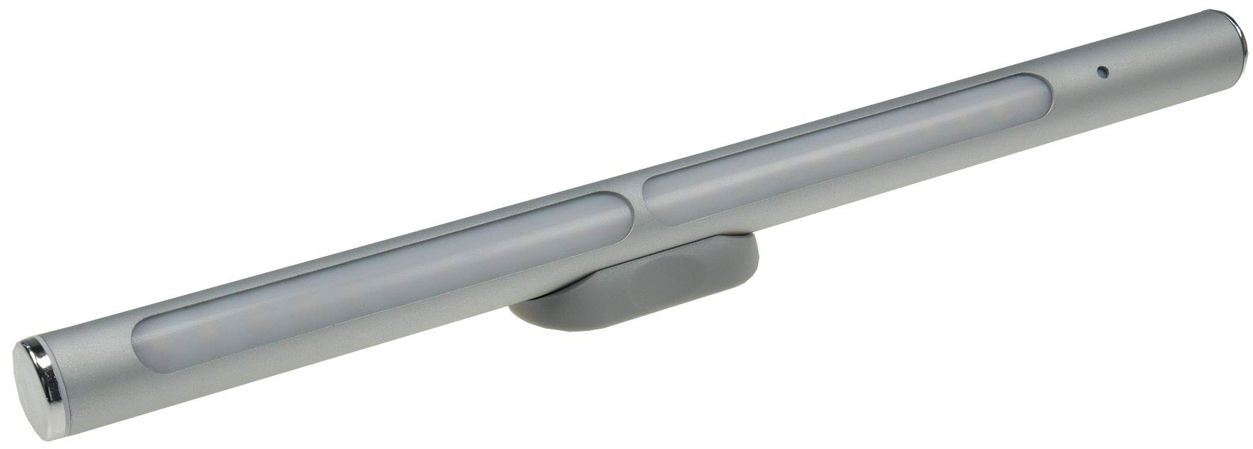 LED Aluminium Wall Mirror Light Magnetic Holder 30 cm Rechargeable 570 Lumen Matte Front (Warm White, Dimmable)