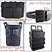 Molle Mag Pouch 5.56 for M4 AR Pistol, Fast Magazine Pouch Holster Polymer Pack of 5(BK)