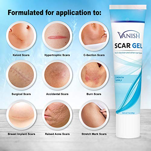 Vanish Silicone Scar Gel ExtraStrength Silicone Scar Removal Cream