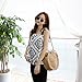 Donalworld Women Beach Bag Round Straw Crochet Shoulder Summer Bag Purse L Pt1