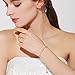 DIFINES Redbarry Marquise Shaped CZ Diamond Paved Adjustable Chain Bracelet for Women Girls, 2 Colors, Gift for Love, Thanksgiving, Christmas Year