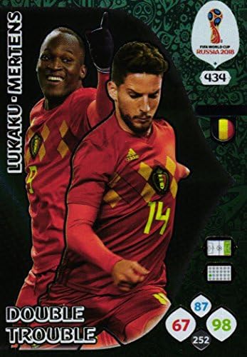 Panini Adrenalyn XL World cup 2018 Double Trouble card - 434 Lukaku - Mertens