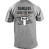 Army Rangers Lead the Way Skull T-Shirt