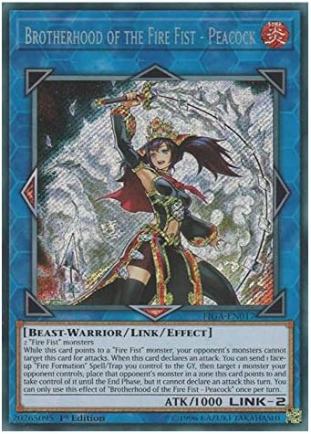 Amazon.com: Brotherhood of The fire fist - Peacock FIGA-EN017 Secret Rare  1st: Toys & Games