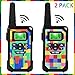 Walkie Talkie for Kids ,3 KM Long Range with 22 Channels & 2 Way Radios & LED Flashlight, Ideal Gifts for Boys & Girls to Play with F riends and Family for Age 3 4 5 6 7 8 9 (2pack)
