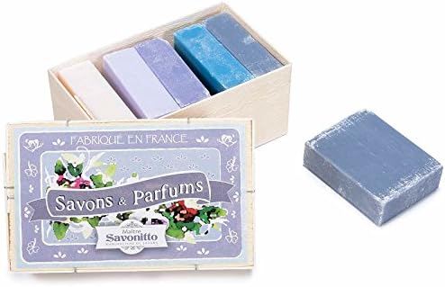 2 Caja de madera con 5 Jabones de colores y perfumadas: Amazon.es: Hogar