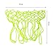 LightTheBo Basketball Net Glow in The Dark Nylon Basketball Net Portable Outdoor Sun Powered Sports Basketball Hoop Net (1Pack)
