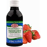 Deiman Artificial Food Flavoring Creamy Strawberry Concentrate E-15 4 fl oz
