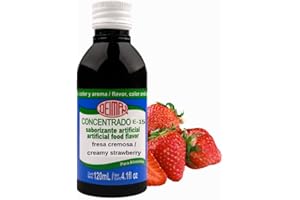 Deiman Artificial Food Flavoring Creamy Strawberry Concentrate E-15 4 fl oz