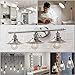 SHINE HAI G25 LED Vintage Filament Bulbs, 4W (40W Equivalent), 470 Lumens, 5000K Daylight White, 360° Beam Angle, E26 Base Globe Bulb, Pack of 6
