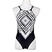 HOT Sale!Canserin Women Bohemia One-piece Geometric Bandage Swimsuit (M, Black)