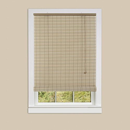 Sweet Roll Collection Set of 2 Desert / Almond Vinyl Roll-Up Blinds (48" x 72")
