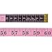 eBoot 60 Inch 150 cm Soft Tailor Tape Measure for Cloth Sewing Waist Bra Head Circumference Tailor Double Sided Cloth Ruler (Pink)