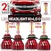 9005 and 9006 Car LED Headlight Bulbs For 1999-2006 Chevy Silverado 1500 High Beam Low Beam Combo Set - 4 Sides COB LED Chips With 12000LM/Bulb 48000LM/Kit Super Bright 6000K Cool White