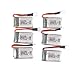 Youcute 6pcs 3.7v 250mah Battery and 1to6 Charger for syma X11 X11C Rc Quadcopter Drone Spare Parts