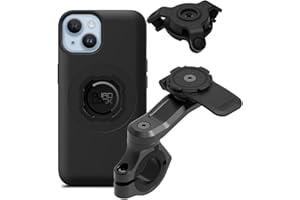 Quad Lock Motorcycle Handlebar Mount PRO Kit with Vibration Dampener and MAG Phone Case for iPhone 14