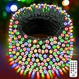 XURISEN 403ft Christmas Lights Outdoor, 1000 LED