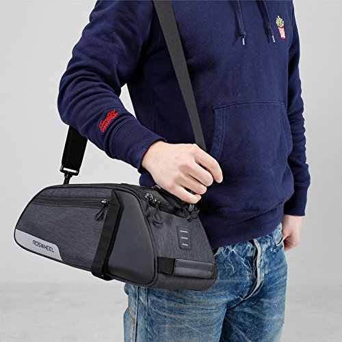 COTEetCI Mountain Road Bike Saddle Bicycle Cycling Rear Seat Rack Trunk Bag Pack Pannier Carrier Shoulder Bag