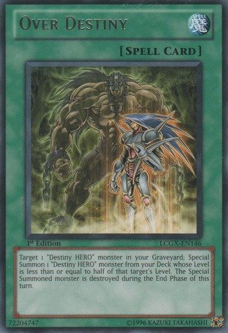 Yu-Gi-Oh! - Over Destiny (LCGX-EN146) - Legendary Collection 2 - 1st Edition - Rare