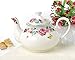 Jusalpha Royal Floral Fine Bone China Rose Vintage Teapot (G)