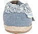 Robeez Jourdan Espadrille Soft Sole Crib Shoe (Infant), Chambray, 6-12 Months M US