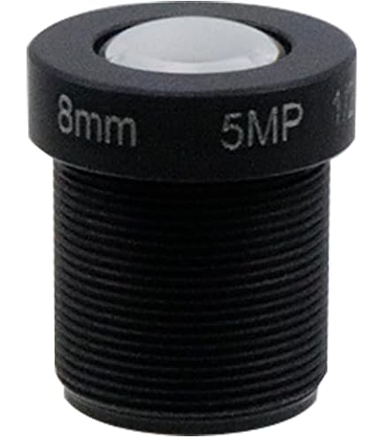 Kafuty Lente CCTV 4 Mm Fija 3MP – Reemplazo Para Cámara De Seguridad, Montura M12, Apertura F2.0, Ultra Alta Definición