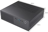 Peowuieu SKTC A10 Mini Desktop HTPC Case MATX 24x24 Small 1U 7.3L Black view 5