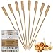 Bamboo Cupcake Topper Sticks - 3.5 Inch (220 Pack) Toothpicks for Appetizers – Cake Topper Sticks, Cocktail Skewers, Bamboo Picks