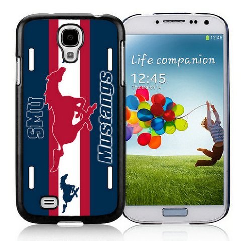 Coolest Samsung Galaxy S4 I9500 Case Mate Ncaa SMU Mustangs Stripe Hit Color Phone Cover for Guys