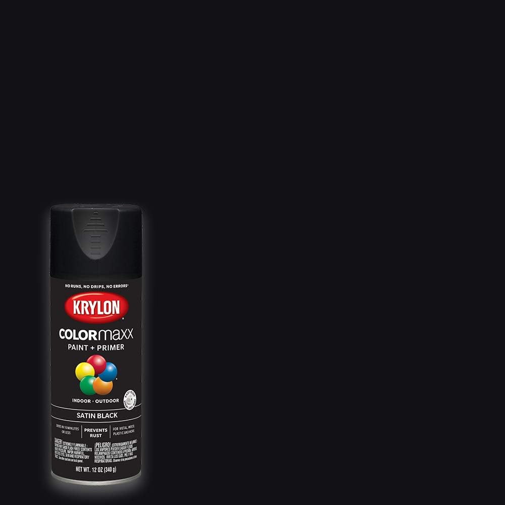 Krylon K05557007 COLORmaxx Spray Paint and Primer for Indoor/Outdoor