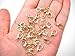 12x6mm 30g/100pcs Gold Plated Lobster Claw Clasps with 15 Gram Storage Box (Gold)