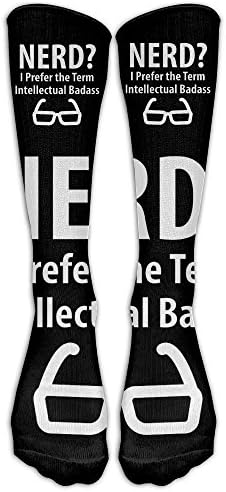 Nerd I Prefer Intellectual Badass Novelty Unisex Stockings Men's&women's Long Stockings One Size