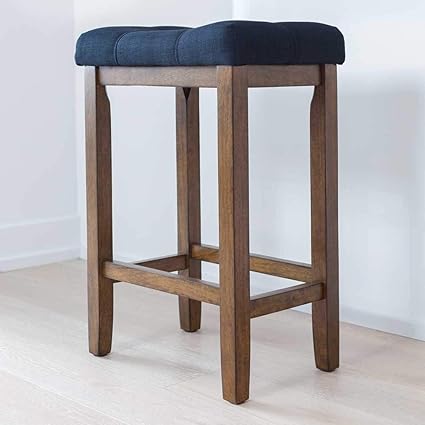Wooden History 21103 Hylie Bar Stools_Walnut_24 Inch