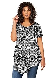 Roaman's Women's Plus Size Swing Ultra Femme Tunic