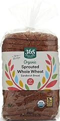 365 by Whole Foods Market Organic Sprouted Whole Wheat Sandwich Bread, 22 OZ