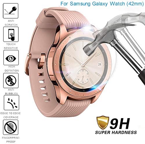 syeytx 1-PACK Tempered Glass Screen Protector For Samsung Galaxy Watch 46/42 MM