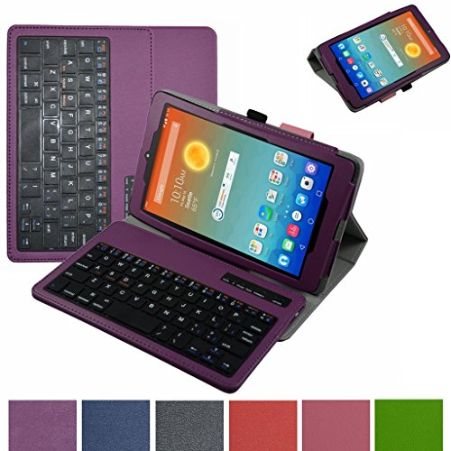AT&T Trek HD Bluetooth Keyboard Case,Mama Mouth Slim Stand PU Leather Case Cover With Romovable Bluetooth Keyboard For 8 AT&T Trek HD Bluetooth Keyboard Case,Mama Mouth Slim Stand PU Leather Case Cover With Romovable Bluetooth Keyboard For 8