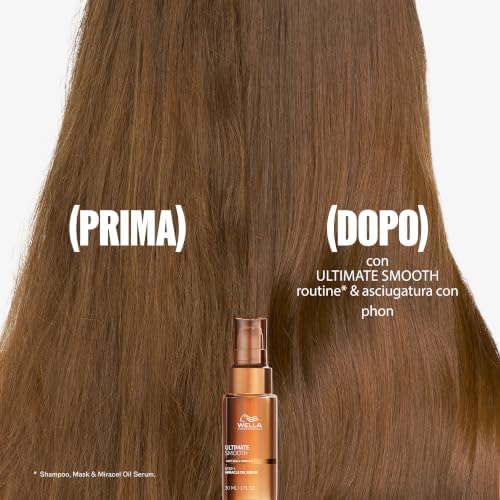 Ultimate Smooth Shampoo - Shampoo Idratante con Squalano e Omega 9 - Ristrutturante Capelli Secchi, Opachi e Crespi (250ml)