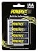 Powerex PRO High Capacity Rechargeable AA NiMH Batteries (1.2V, 2700mAh) - 4-Pack, (MHRAA4PRO) primary