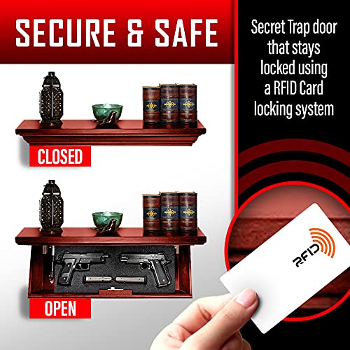 Tactical Traps Patriot 35S Compact Gun Shelf with Trap Door Compact