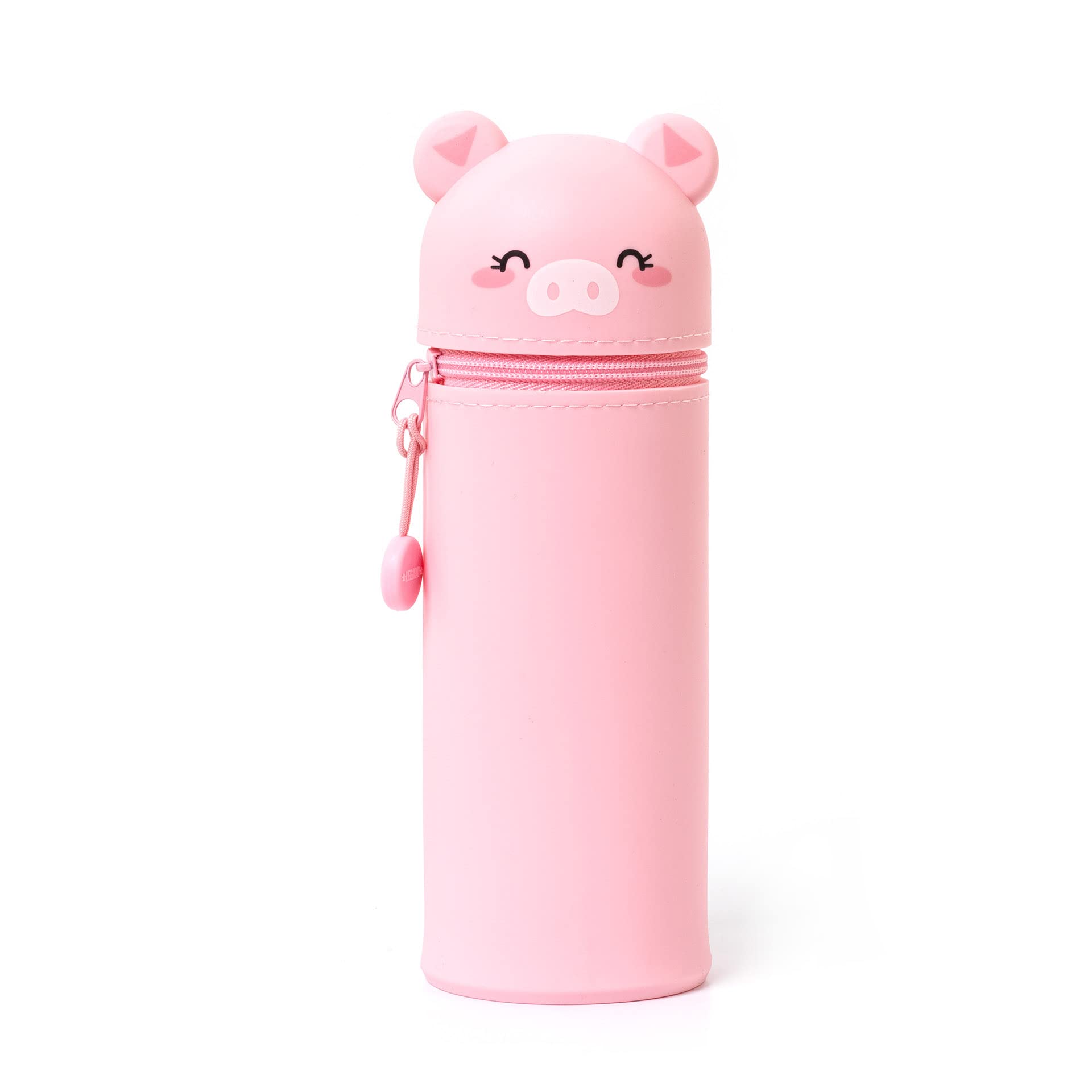 Legami Kawaii 2-in-1 Soft Silicone Piggy Pencil Case