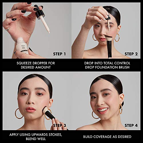 NYX PROFESSIONAL MAKEUP TOTAL CONTROL PRO DROP FOUNDATION, SKIN-TRUE BUILDABLE COVERAGE – BEIGE
