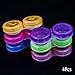 4PCS Colorful R and L Sigh Contact Lens Soaking Box Portable Mini Plastic Travel Holder Storage Case(random color)