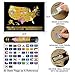 TOBEHIGHER Scratch Off World Map + Extra Scratch Off USA Map Poster 23.5