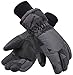 Simplicity Kids Boys Thinsulate Lined Waterproof Ski Winter Gloves, Black, L(10-12 Years)