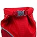 Kurgo Dog Food Travel Bag | Pet Food Travel Storage Container | Dog Travel Accessories for Camping | Easy to Clean | BPA Free | Foldable | Holds 5 Pounds | Kibble Carrier | Coastal Blue & Chili Red