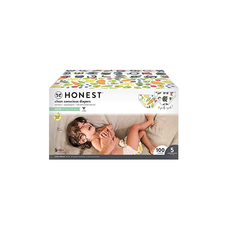 The Honest Company Clean Conscious Diapers | Plant-Based, Sustainable | So Delish + All the Letters | Super Club Box…
