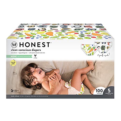 The Honest Company Clean Conscious Diapers | Plant-Based, Sustainable | So Delish + All the Letters | Super Club Box…