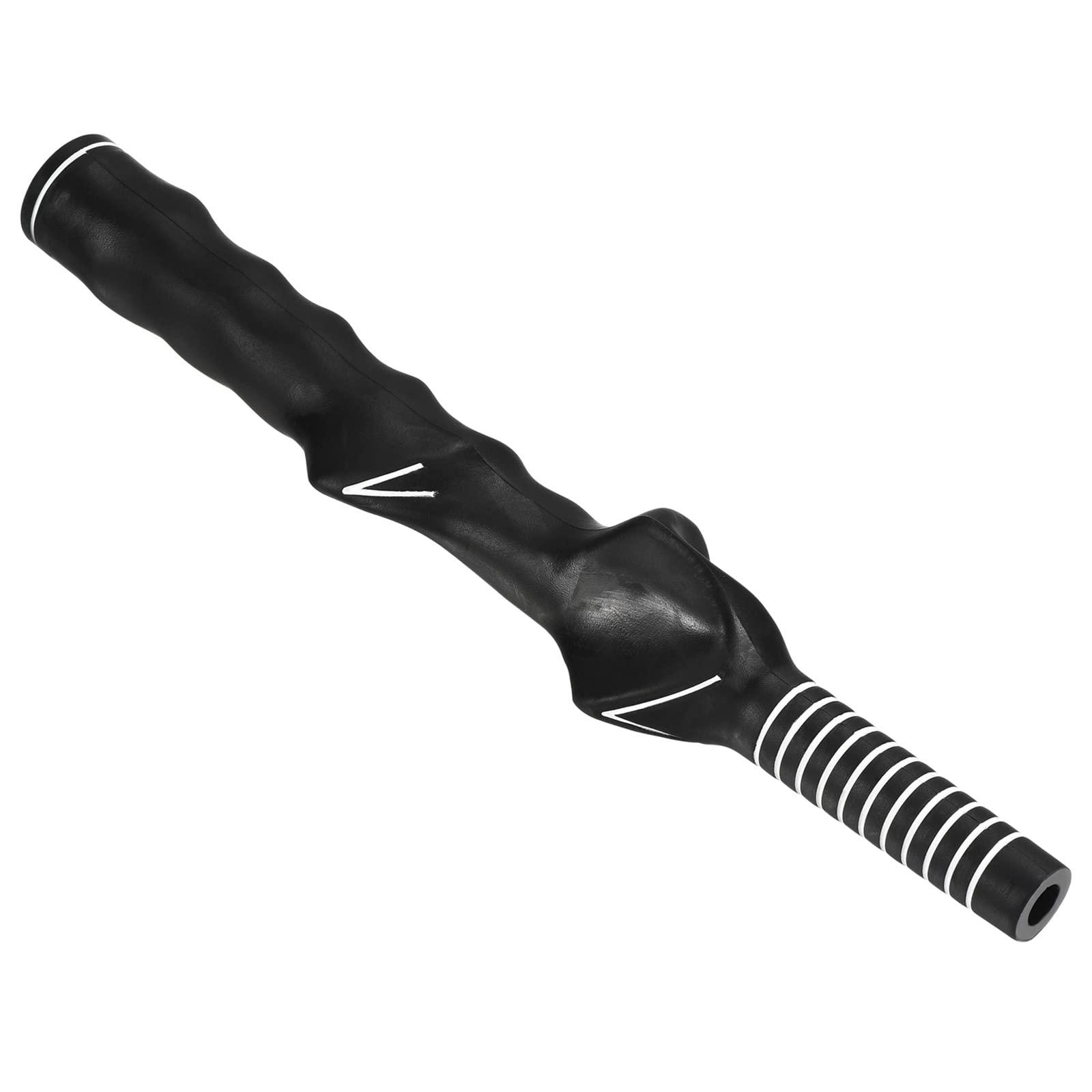 PATIKIL Golf Club Training Grip, 0.36" Right Handed Teaching Practice Swing Non-Slip Auxiliary Aid Correction for Golf Trainer Beginner, Black