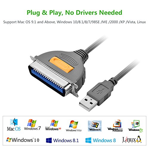 2 UGREEN+IEEE1284+Parallel+Printer+Adapter